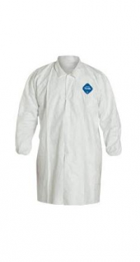 Tyvek Labcoat with zipper and pockets, size S, 50 pcs